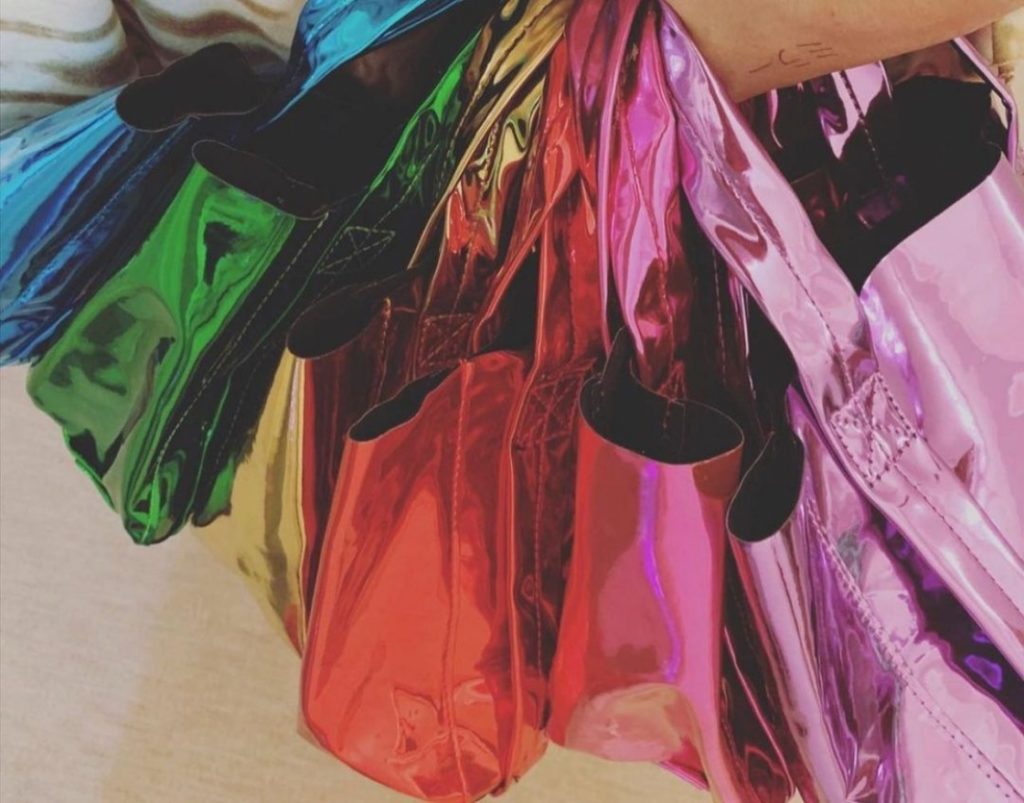 ミラートートバッグ